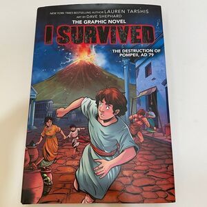 NEW WITHOUT TAGS I SURVIVED THE DESTRUCTION OF POMPEII HARDCOVER GRAPHIC‎ NOVEL